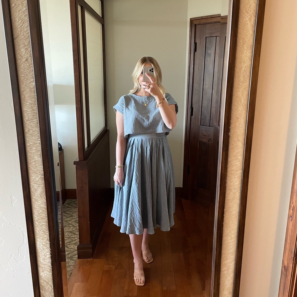 Blue Two-Piece Set - Picture 3 of 3